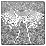 100 nuevo y de alta calidad. Bowknot Lace-up Falso Collares Camisa dulce Su¨¦ter Tops Cuello de mu?eca Mujeres Accesorios de ropa Blanco Negro Collar decorativo-1, ESPA?A
