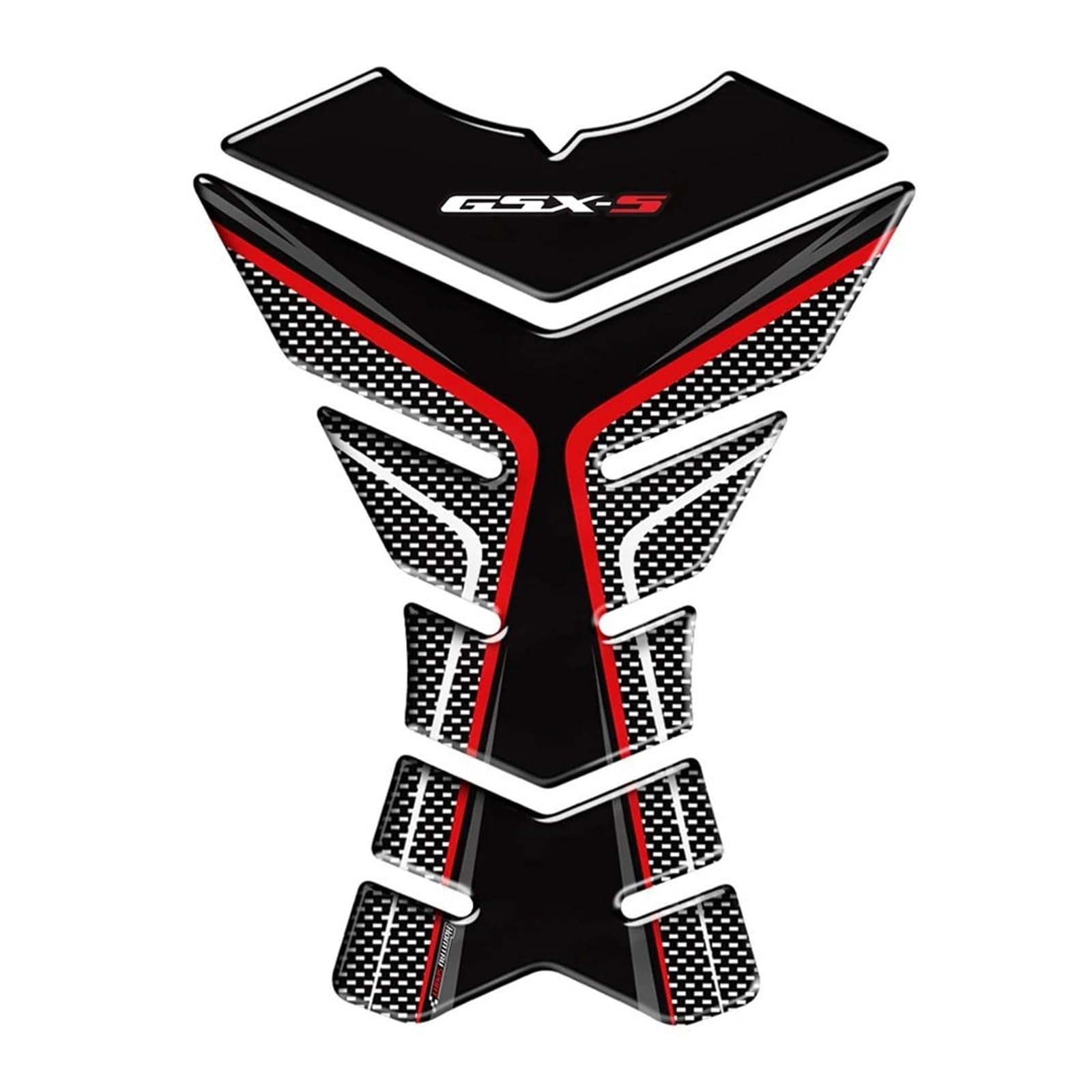 for Suzuki GSX-S1000 GSX-S 1000 1000F 3D Decal Gas Tank Pad Protector Sticker(Black2)