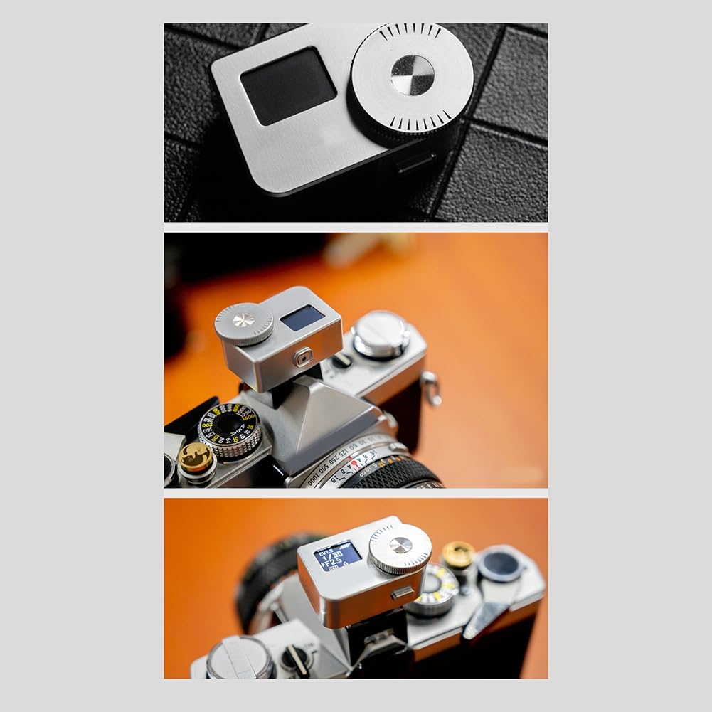 Outil de mesure de la lumière photographique AH-M1 pour appareil photo avec écran OLED - Mesure en temps réel pour la photographie A
