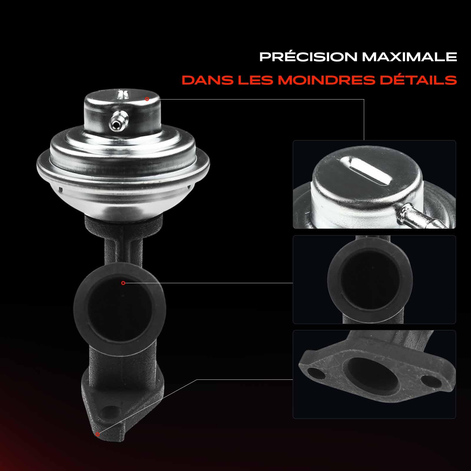 Frankberg Vanne EGR de recirculation des gaz d'échappement 9633602180 | Compatible avec: Xsara N1, 406 Pause 8E/F, C5 Je casse DE, 607 9D 9U, 306 7B N3 N5