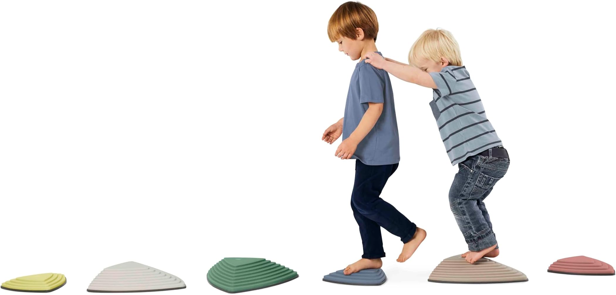 Gonge Riverstones - The Original Non-Slip Stepping Stones for Kids - Nordic