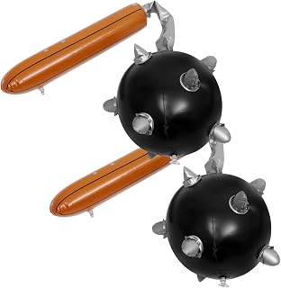 Gatuida 2 Piezas Juguetes Inflables Martillo para Fiesta Decoración Infantil Accesorios de Piscina Entrenamiento Manual Color Negro