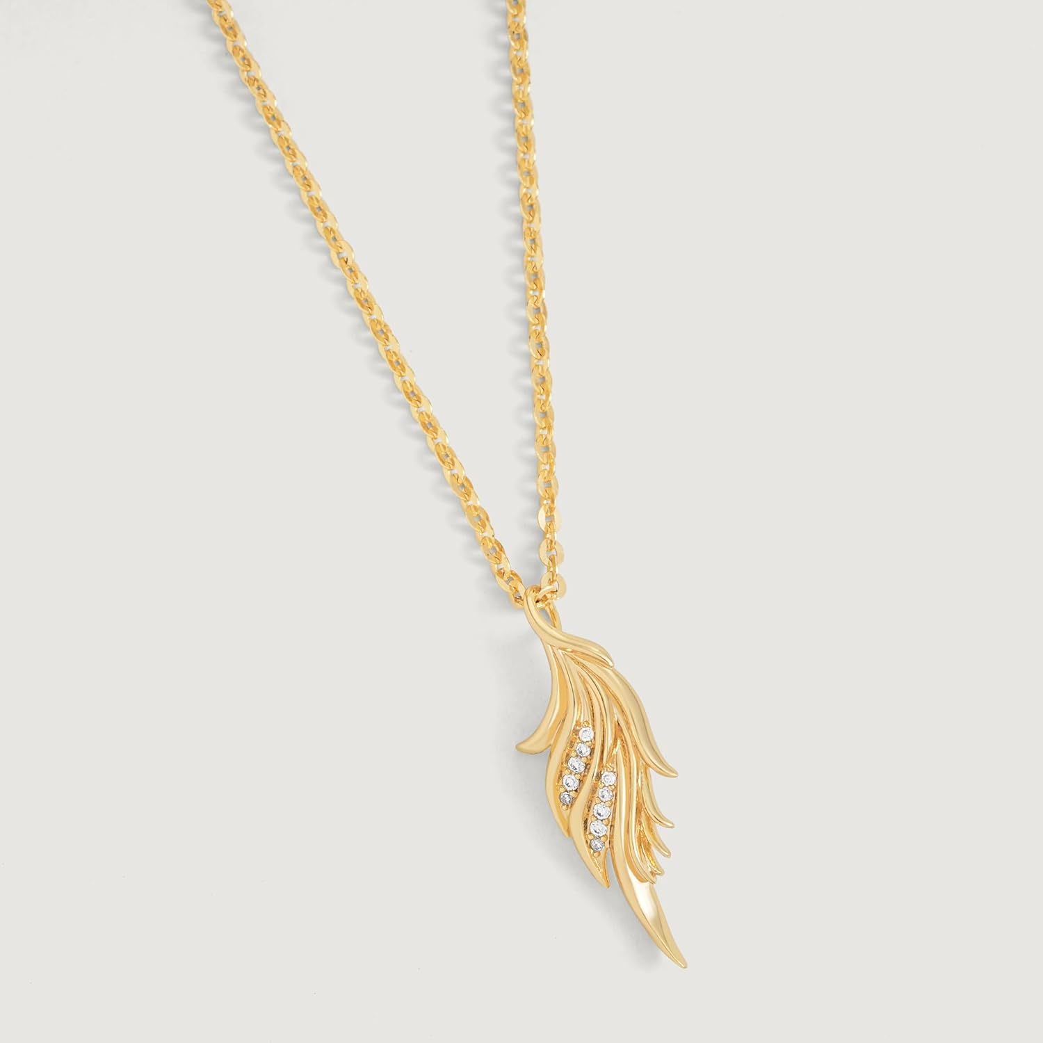 Gold Pendant Necklace for Women 14K Gold Plated Cubic Zirconia Cute Dainty Necklace Trendy Handmade Everyday Gold Jewelry Gifts - Image 4