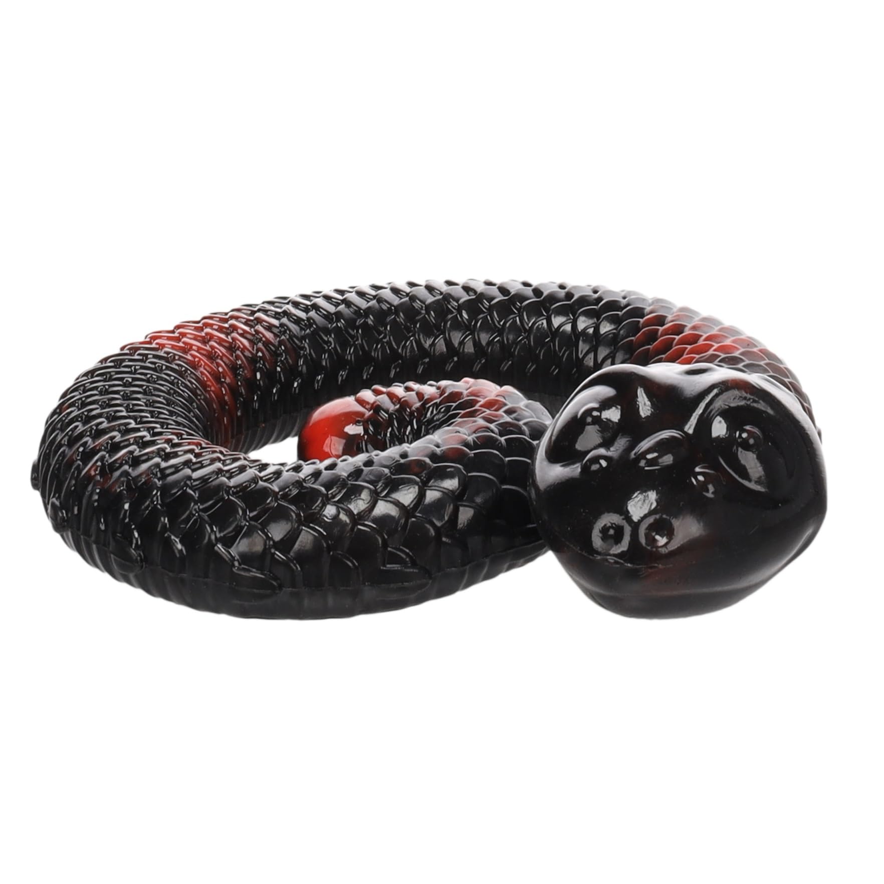 1001kdo Jeu de fouille pour Chien a remplir 17 cm Serpent Sneaky Rouge et Noir