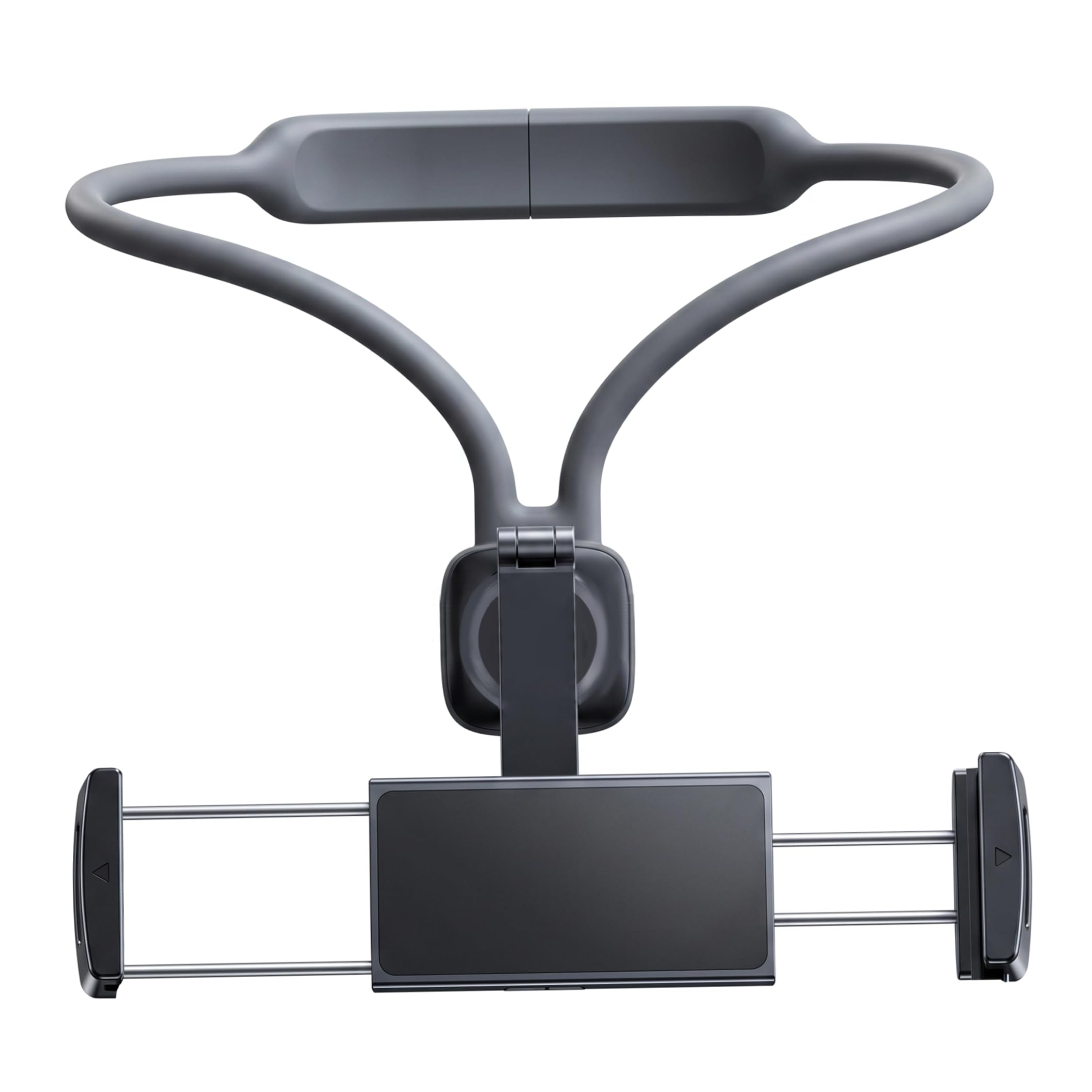 Supporto sicuro per tablet da auto per poggiatesta con visuale regolabile, installazione senza attrezzi, accessori essenziali per i viaggi su strada per bambini, intrattenimento sul sedile poste