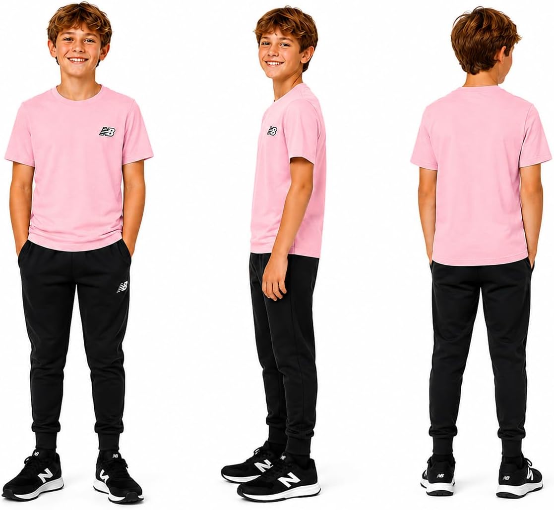 New Balance Boys' Short Sleeve Crewneck T-Shirt