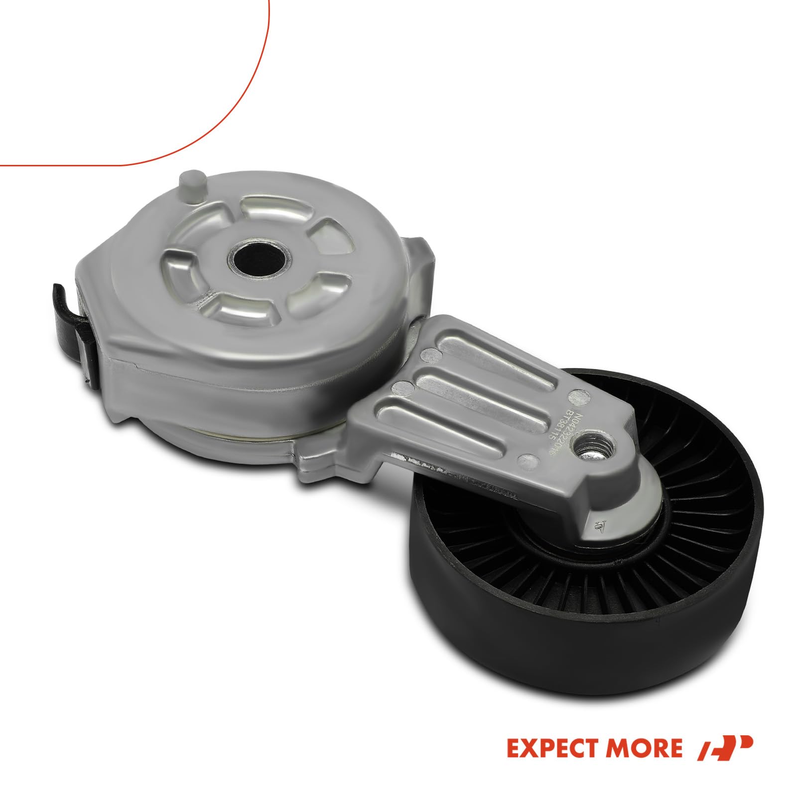 A-Premium Belt Tensioner Assembly with Pulley Compatible with Ford F-150 1987-1996, F-250, F-250 HD, F-350, E-150 Econoline, E-150 Econoline Club Wagon, E-250 Econoline, E-250 Econoline Club Wagon