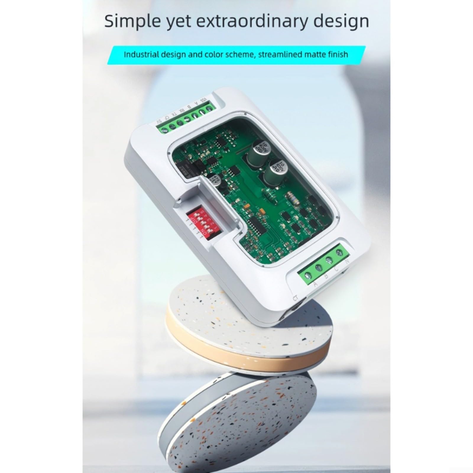 Para medidor de energía trifásico PZEM-6L24 para RS485 para monitor Modbus con analizador de corriente de voltaje de potencia reactiva activa para automatización industrial y (Host +