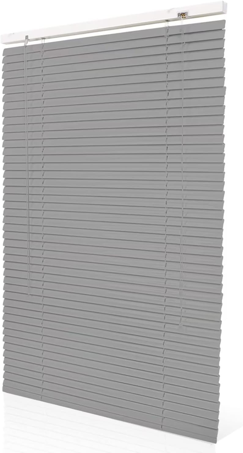 DongLuY Aluminum Horizontal Mini Blinds 1 Inch Blades, Light Filtering Blinds for