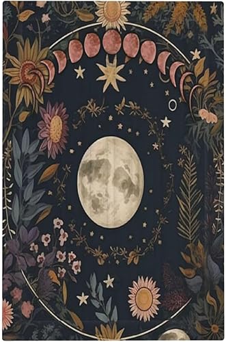 Miniatura 122 de Cubiertas de interruptor de luz de palanca simple de los años 70, estilo bohemio vintage con sol, arcoíris, retro, hongo, floral, de 1 gang, placas