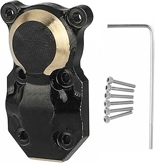 1PCS Diff Housing Cover Brass Front Rear Axle for 1/24 RC Crawler for Axial SCX24 90081 Accessory Part