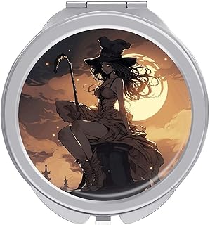Makeup Mirror Witch Riding A Broom Vanity Mir...