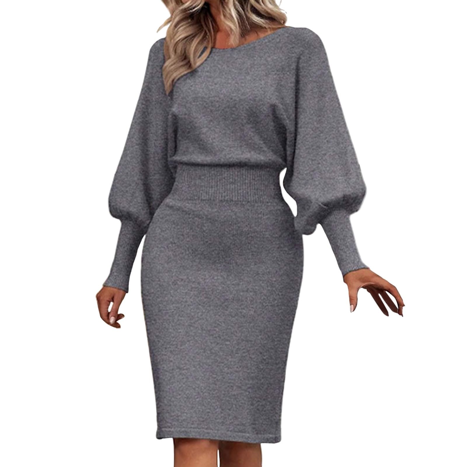 Maglione da donna a collo alto lavorato a maglia, per autunno e inverno, casual