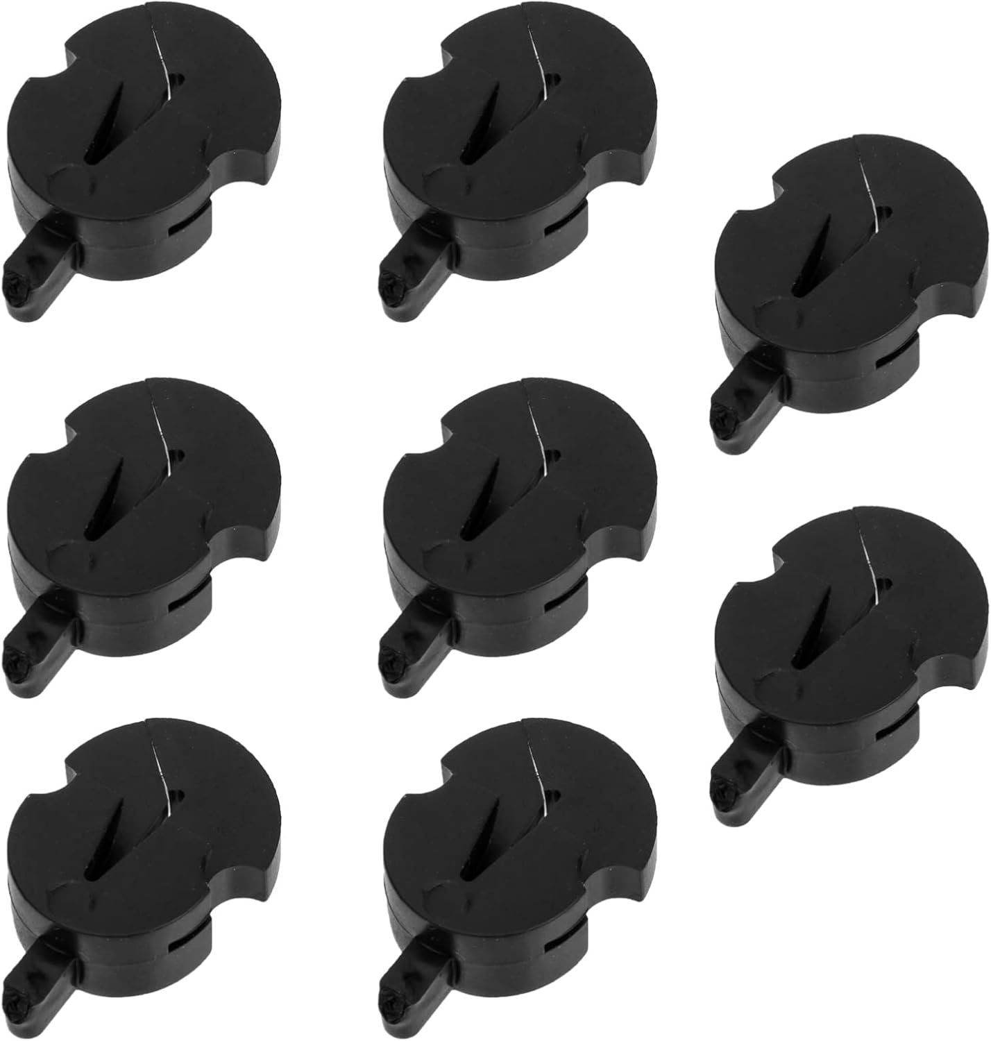 ERINGOGO Violin Stickers 8pcs Professional Violin Silencers Rubber Violin Practice Mute Round Tourte Style Mute for Violin Ultra Practice Silencer Black Viola Mute : Musical Instruments