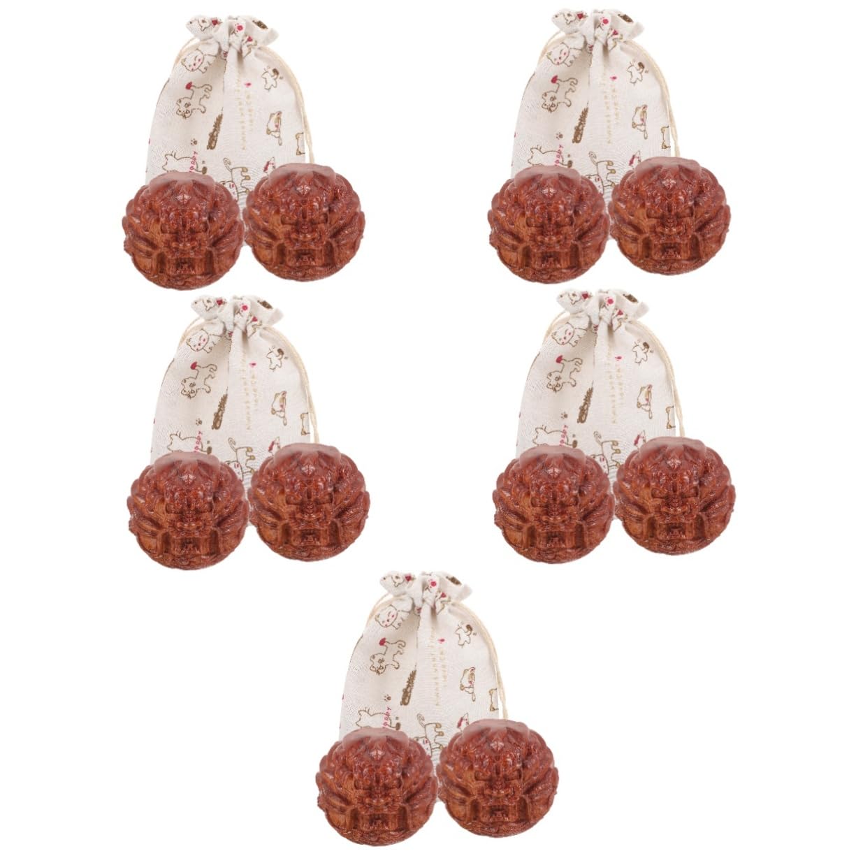 PACKOVE 5paare -handmassagebälle Praktische Massageroller Für Handübungen Finger Und Handmassage Mit Natürlichem Stressreduktion Und Muskelentspannung