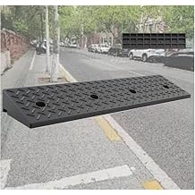 Rubber Step Plate, Anti-Slip, Eliminate Steps, Road Step Ramp, Wheelchair Bicycle, High Step, Load Capacity Step Plate, Threshold Slope, Fall Prevention Stair Slope, Eliminates Step Problems