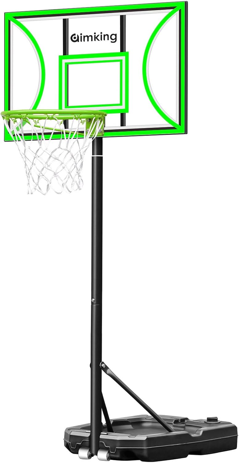 Aimking adjustable outdoor basketball hoop 3.3-10ft
