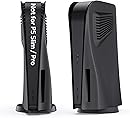 innoAura P5 Plates Cover Faceplates for 2020 Model P5 Disc Edition, Enhanced Cooling Vents & Dust Filter, Anti-Scratch Protective Case with Heat Dissipation Design (Black)
