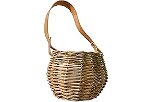 Durable and Portable Rattan Foraging Basket
