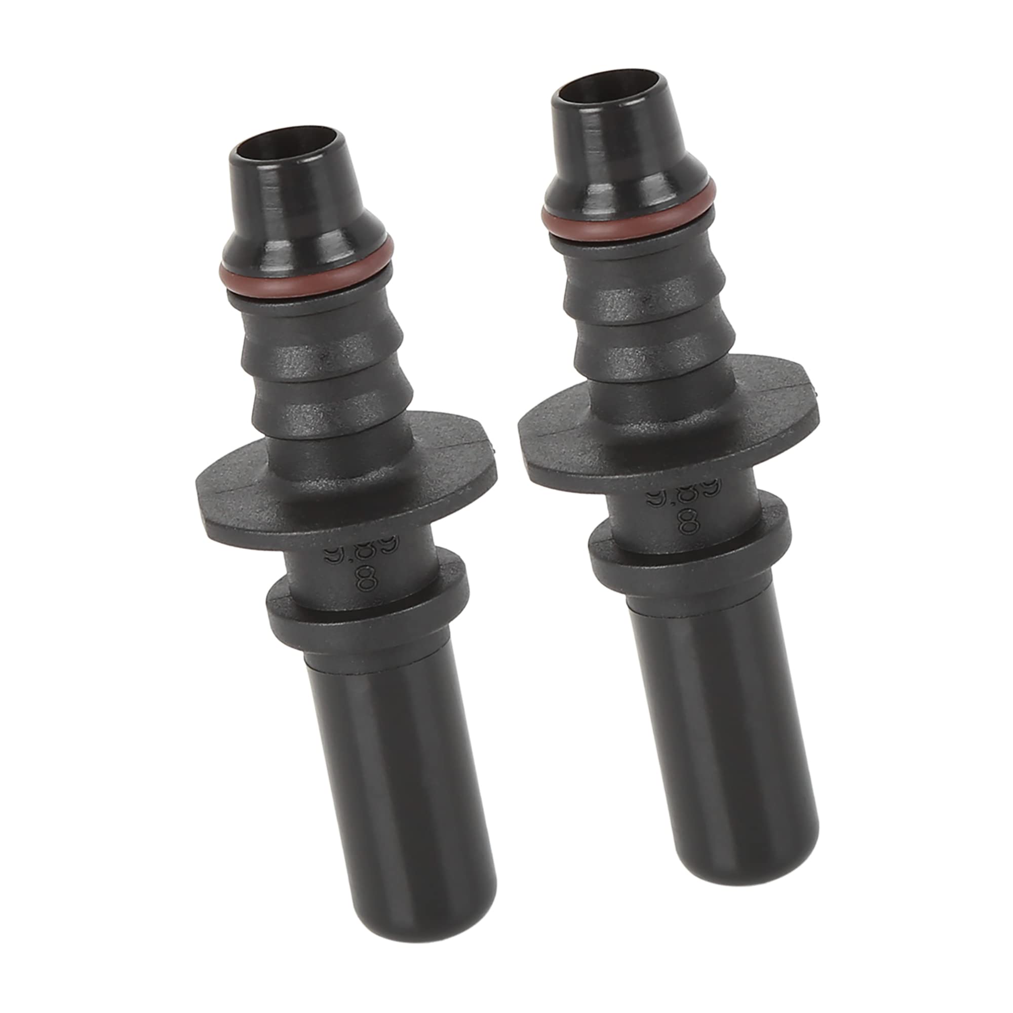 A ABSOPRO 9.89mm ID8 Linea Carburante Tubo Rapida Rilascio Maschio Connettore (2Set)