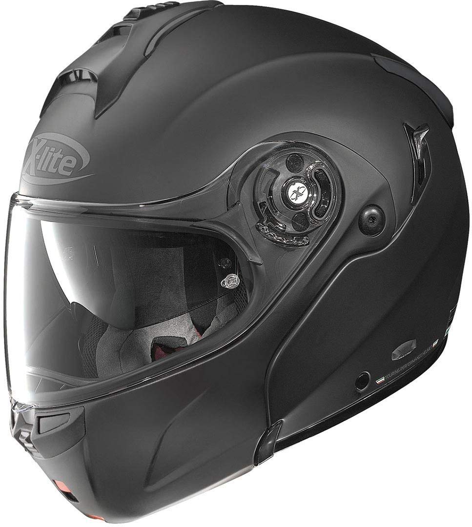 Casque de moto modulaire en fibre X-Lite X-1004 Elegance N-Com 03 blanc brillant Vente en Ligne