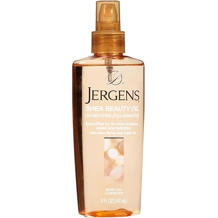 Amazon Com Jergens Shea Beauty Luminizador De Aceite Corporal Unisex 5 Onzas Belleza Y Cuidado Personal