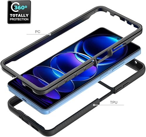 Miniatura 7 de Funda para Xiaomi Redmi Note 12 5G, funda protectora anticaída y absorción de golpes para Xiaomi Poco X5 5G 22111317PG 22111317PI 22111317PI