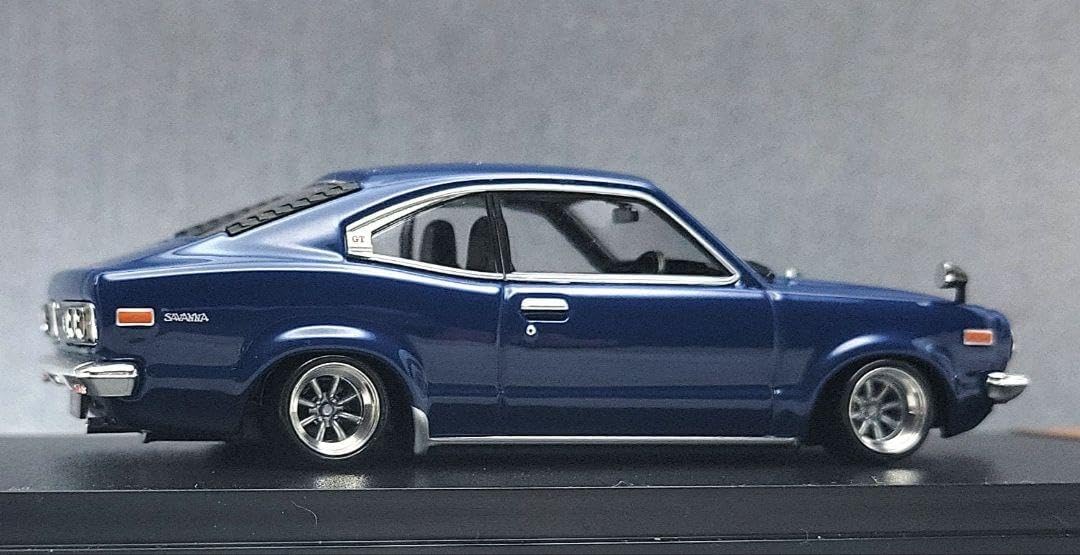 1/43　マツダ　サバンナ改　クーペ　RX-3　ワタナベ　アルミ製　深リム 1 43 サバンナ RX-3改 ワタナベホイール アルミ製 深リム 国産