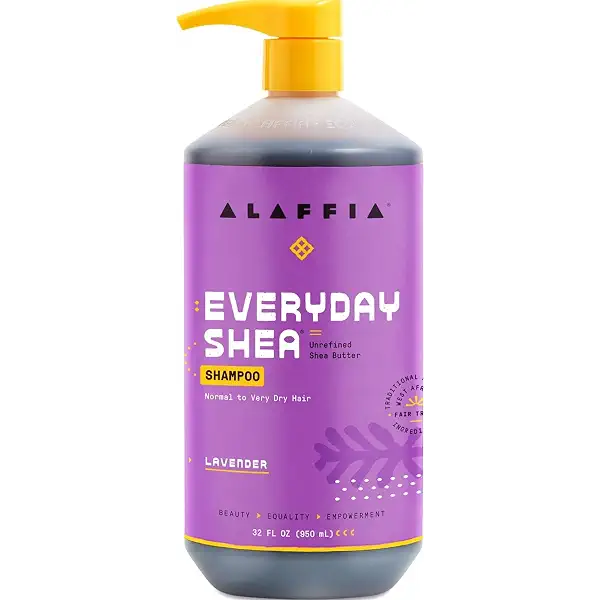Alaffia Shampoo, Lavender – EveryDay Shea Sulfate-Free Shampoo with Moisture-Rich Shea Butter and Coconut Oil, 32 Oz 1