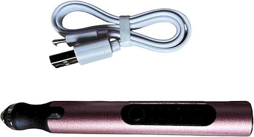 Miniatura 4 de Kit de bolígrafo de grabado recargable - Herramienta de grabado inalámbrica con 3 hojas de sierra para joyas, metal, madera, vidrio, piedra y