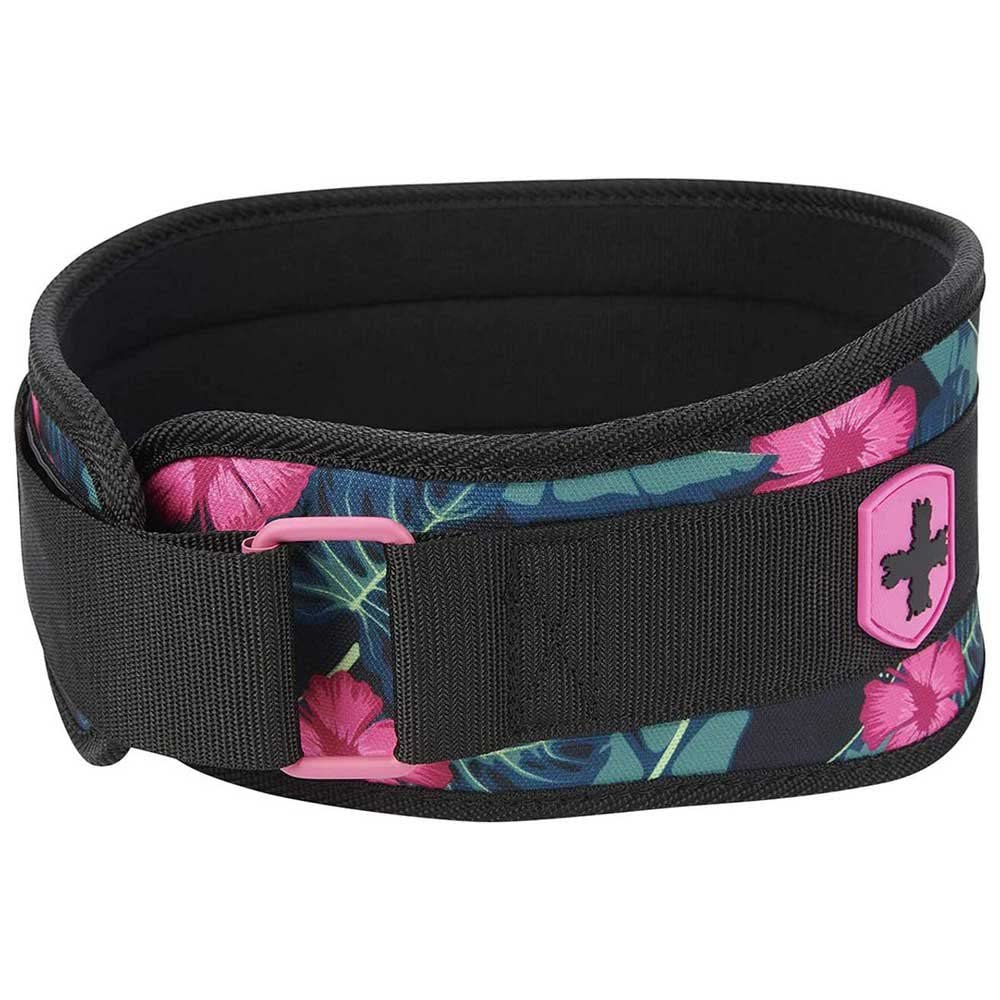 Harbinger 4.5" Foam Core Weightlifting Belt-Supports Lower Back During Lifting,Foam Core Allows For Full Range Of Motion,Built To Fit Both Men and Women for Moderate Lifts,Medium,Floral