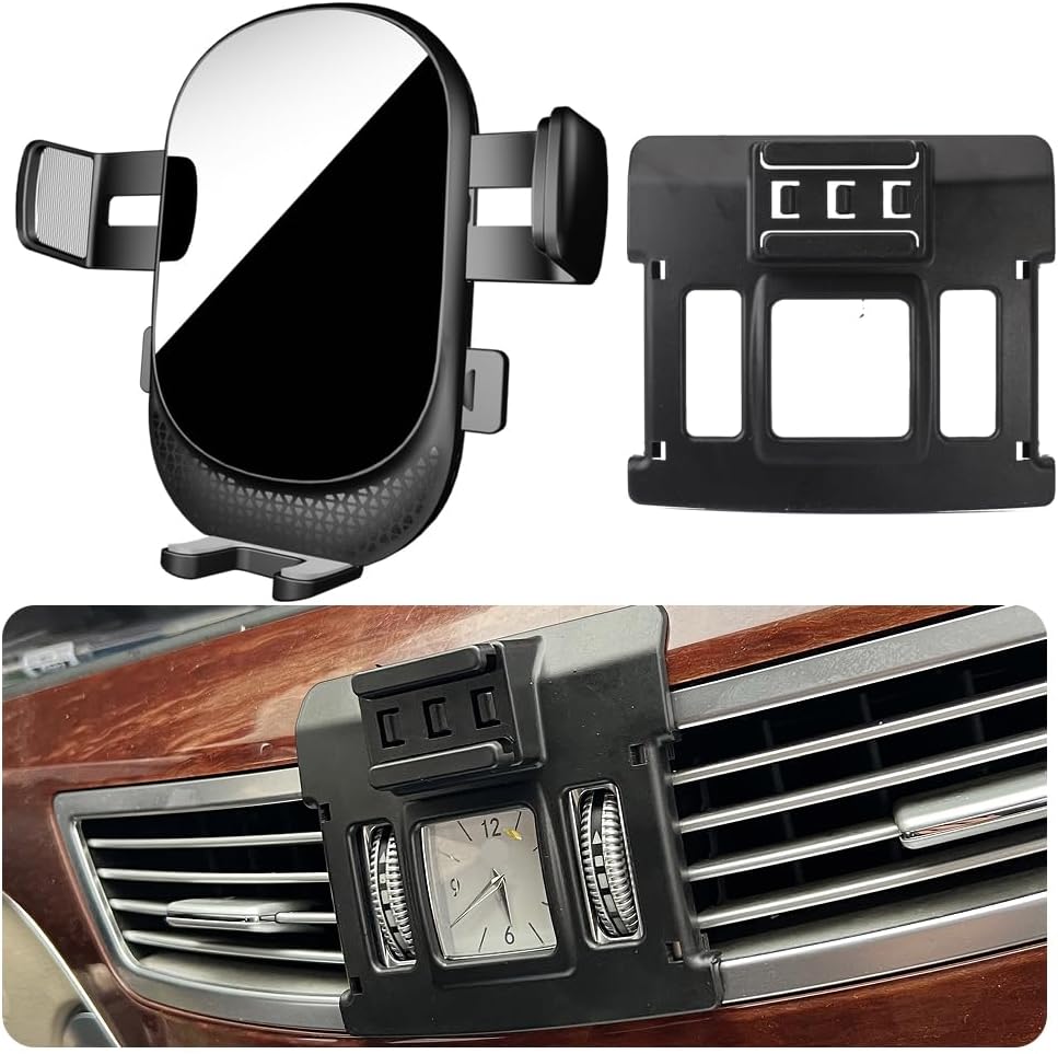 Car Phone Holder for Mercedes Benz S-Class Auto Accessories [Only for 2007-2013 Benz S Class] [Auto Lock Hands Free Cell Phone Mount Car fits for iPhone & All Smartphones]