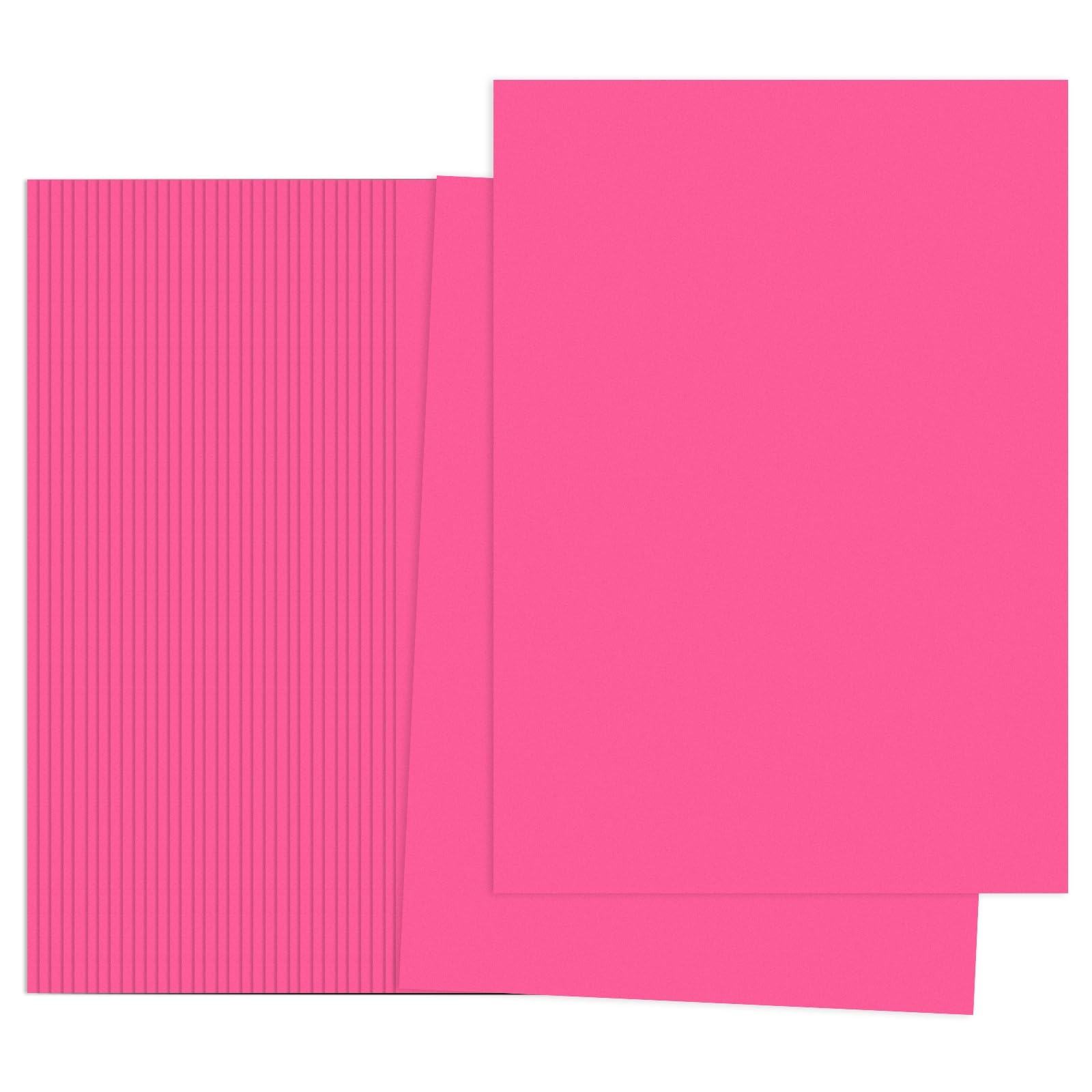PATIKIL Fluorescent Rose Red Colored Copy Paper, 100 Sheets 11.7x8.3 A4 19lb/70gsm Double Sided Colorful Print Paper Bulk Sheet DIY Craft Art Projects Supplies for Printer Origami