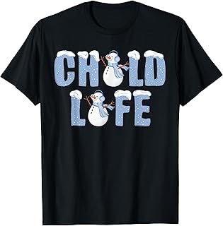 Child Life Snowman Christmas CLS Child Life Specialist T-Shirt