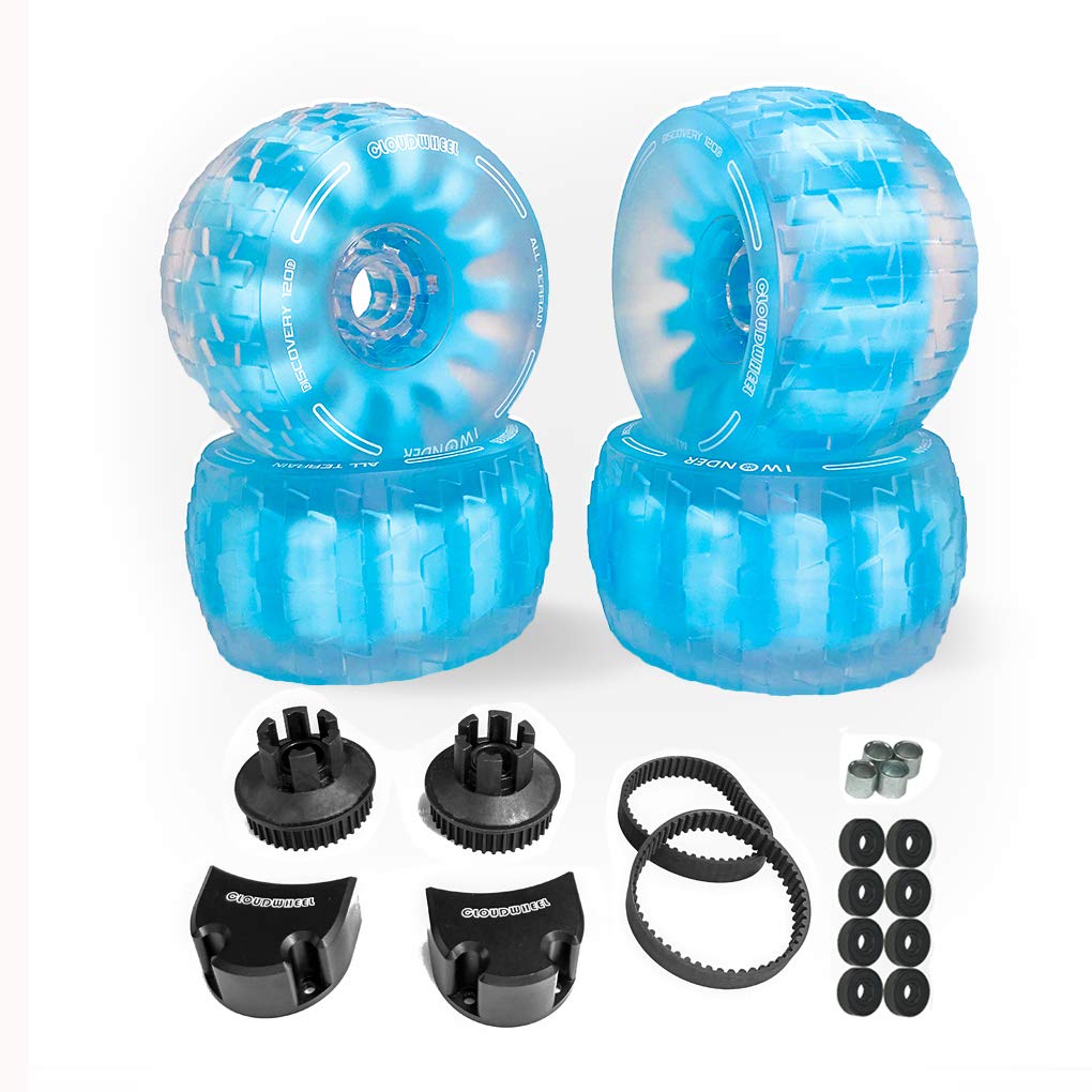 IWONDER Cloud Wheel Discovery 105mm/120mm for Evolve Boards Wheels and Pulley Conversion Kit