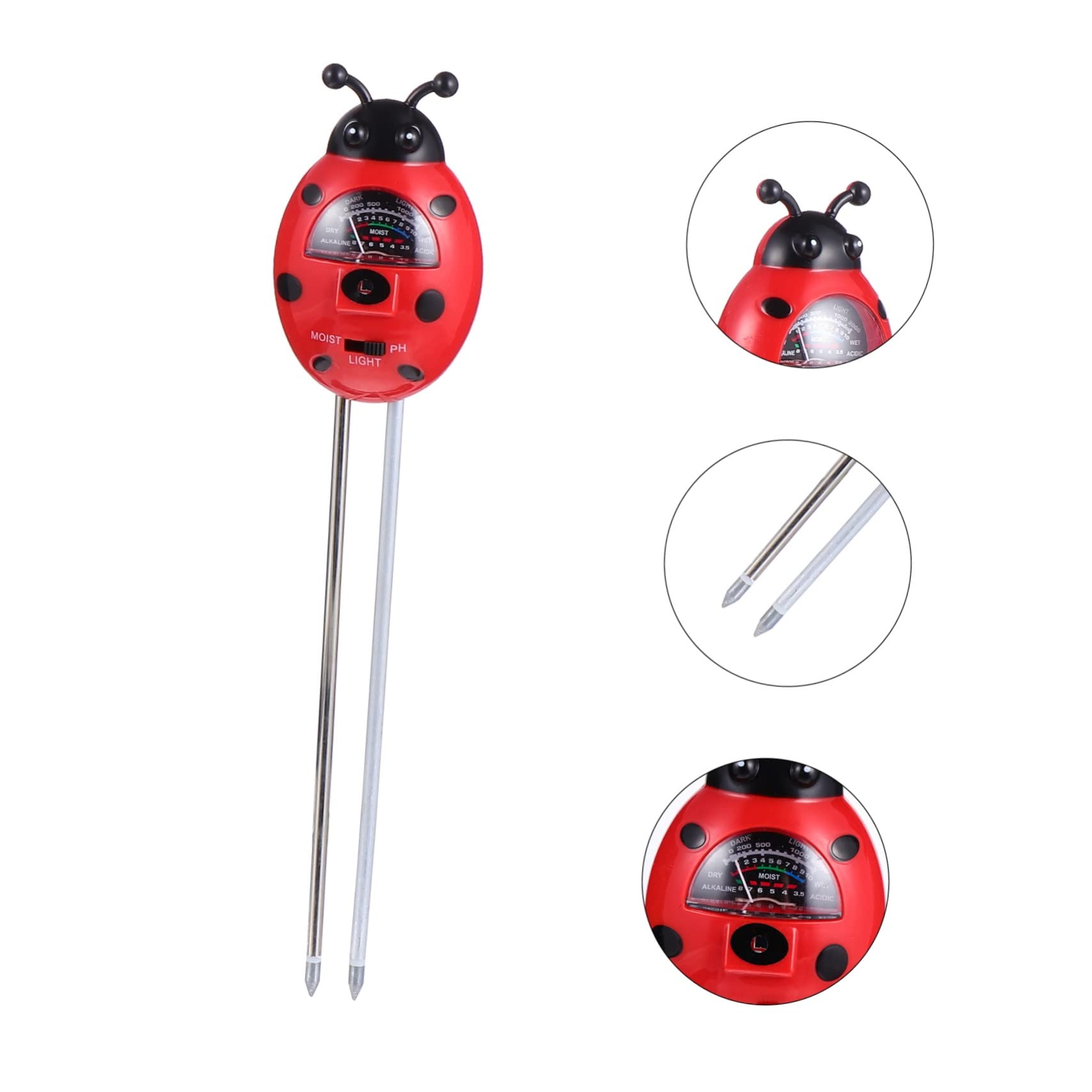 Toddmomy 3pezzi Tester Del Multifunzionale Misuratore Ph Umidità Giardinaggio Adatto Per Ed Facile Usare e