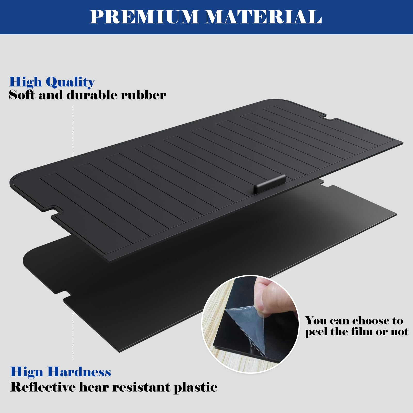 JOYTUTUS Steel Center Console Compartment Cover For F150 2021-2025 & Lightning - Hidden Storage