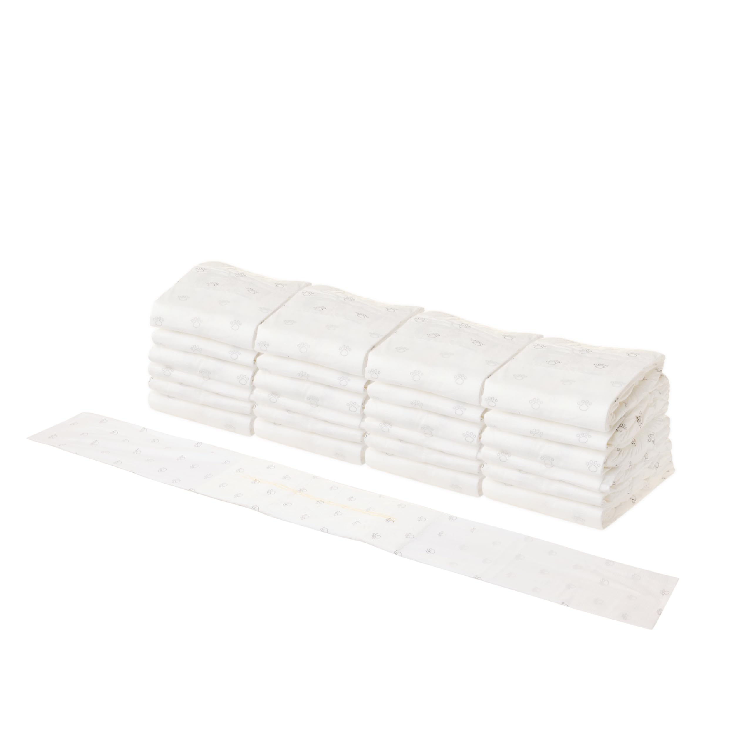 Amazon Basics Male Dog Wrap, Disposable Diapers, Large, Pack of 30, White