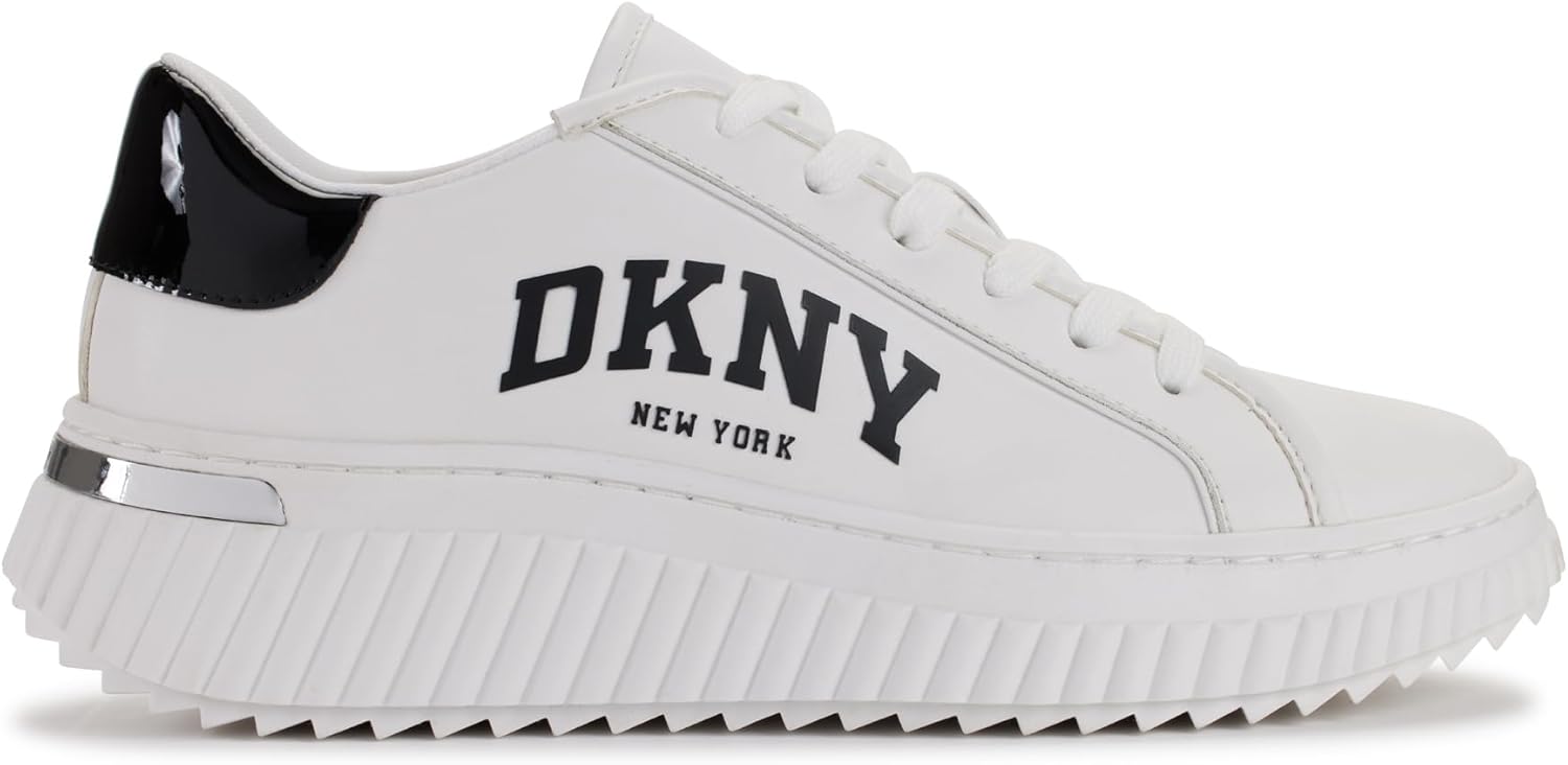 DKNY Womens Leon Lace Up Platform Sneaker - Image 5