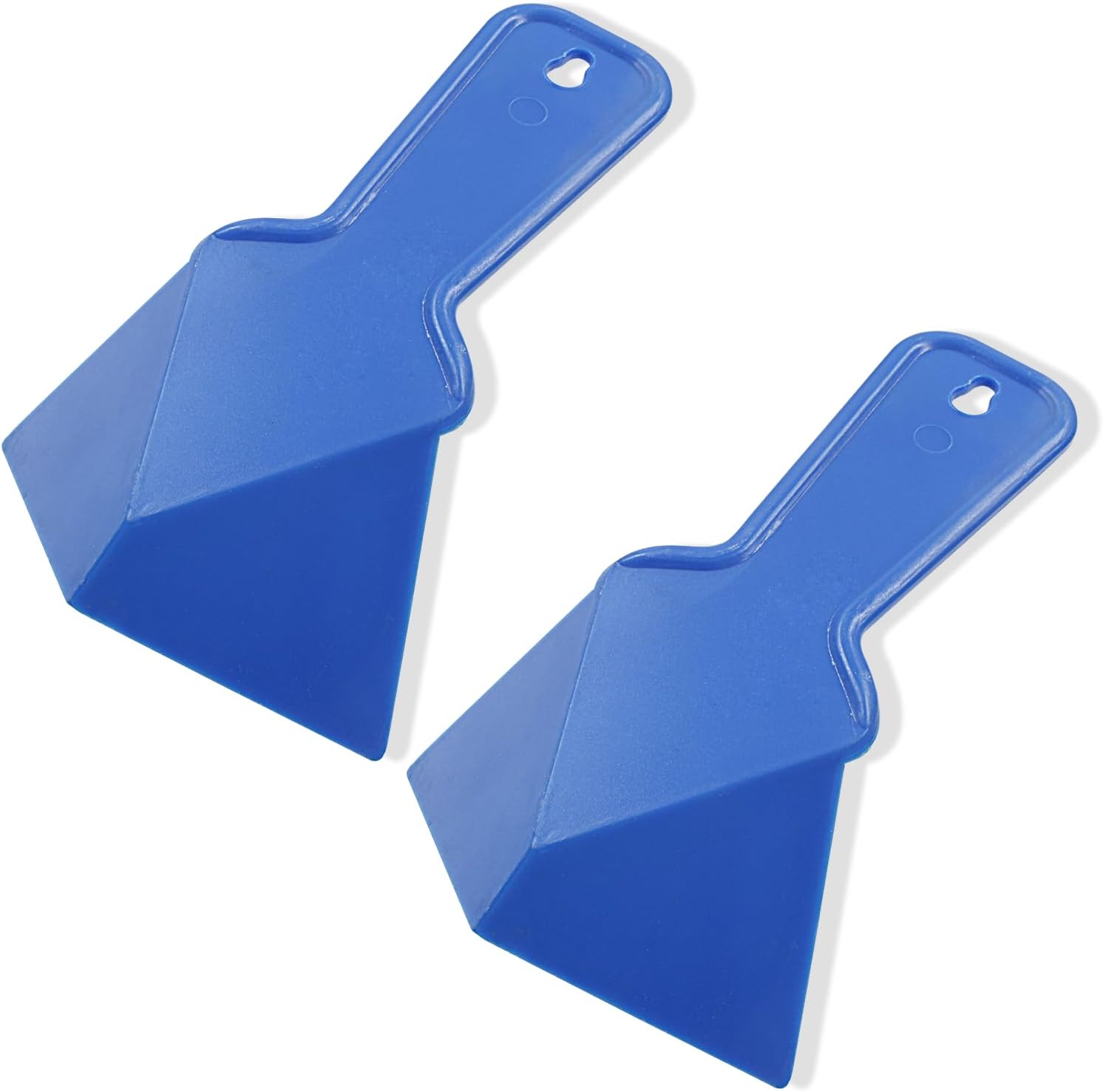 Moicstiy Plastic Inside Corner Trowel for Drywall - 2 Pack Blue Tools, Flexible Durable for Perfect Corners & Finishing