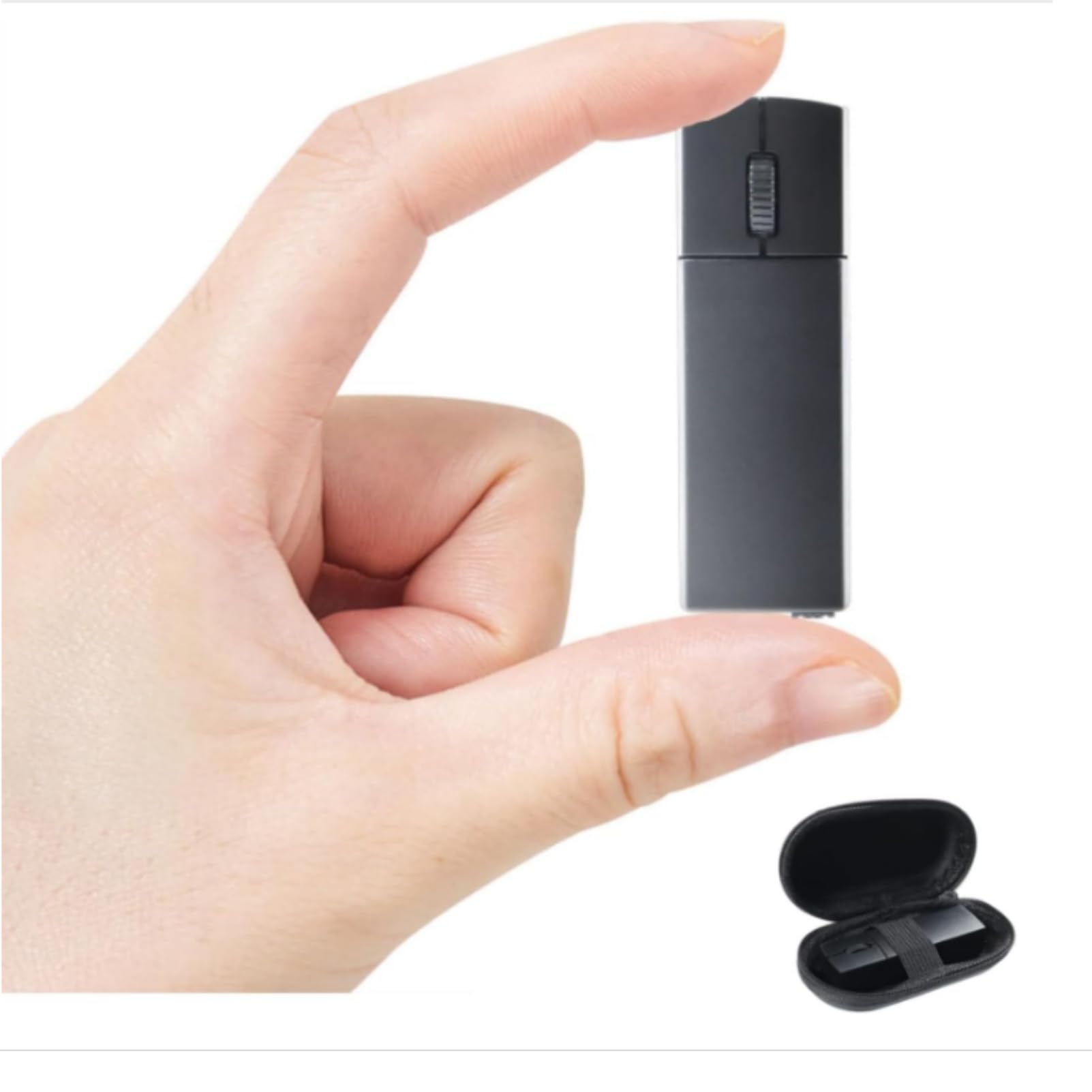 Ultra Small Bluetooth Wireless Mouse,Dual Mode (Bluetooth+2.4G) Silent Rechargeable Mouse with Case,1200 DPI Small Portable Mini Pocket Travel Cordless Mice for PC Computer Laptop MacBook Chromebook-image-15