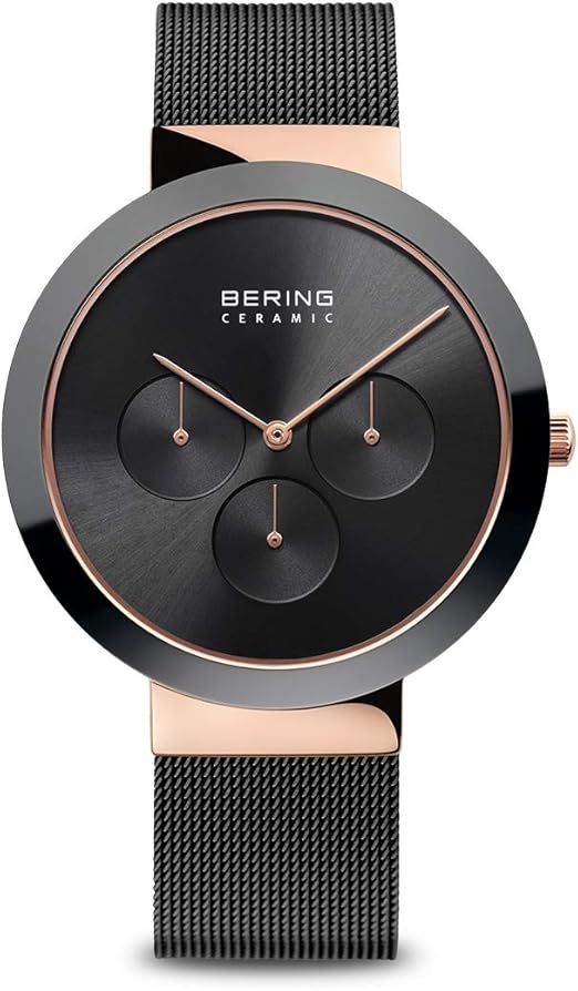 BERING Hommes Analogique Quartz Ceramic Collection Montre avec Bracelet en  Acier Inoxydable \u0026 Verre Saphir 35040-166 : Amazon.fr: Montres