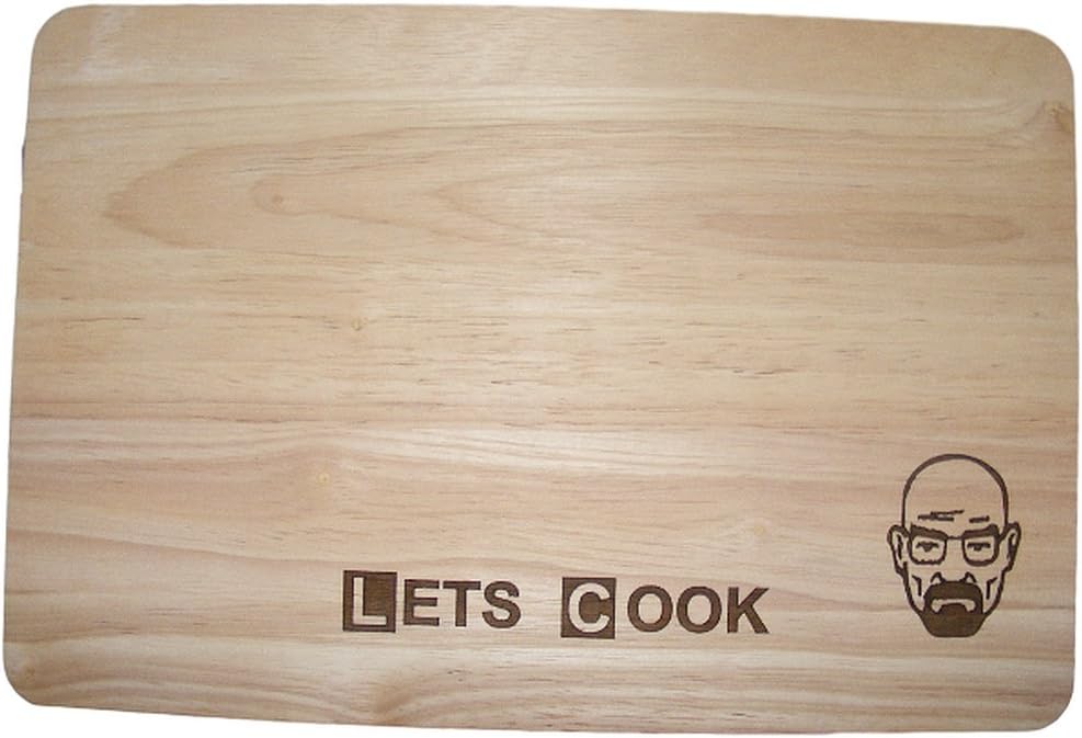 Walt Breaking Bad Wooden Chopping Cutting Cheese Board (Premium Hardwood 35x24x1.5 cm)
