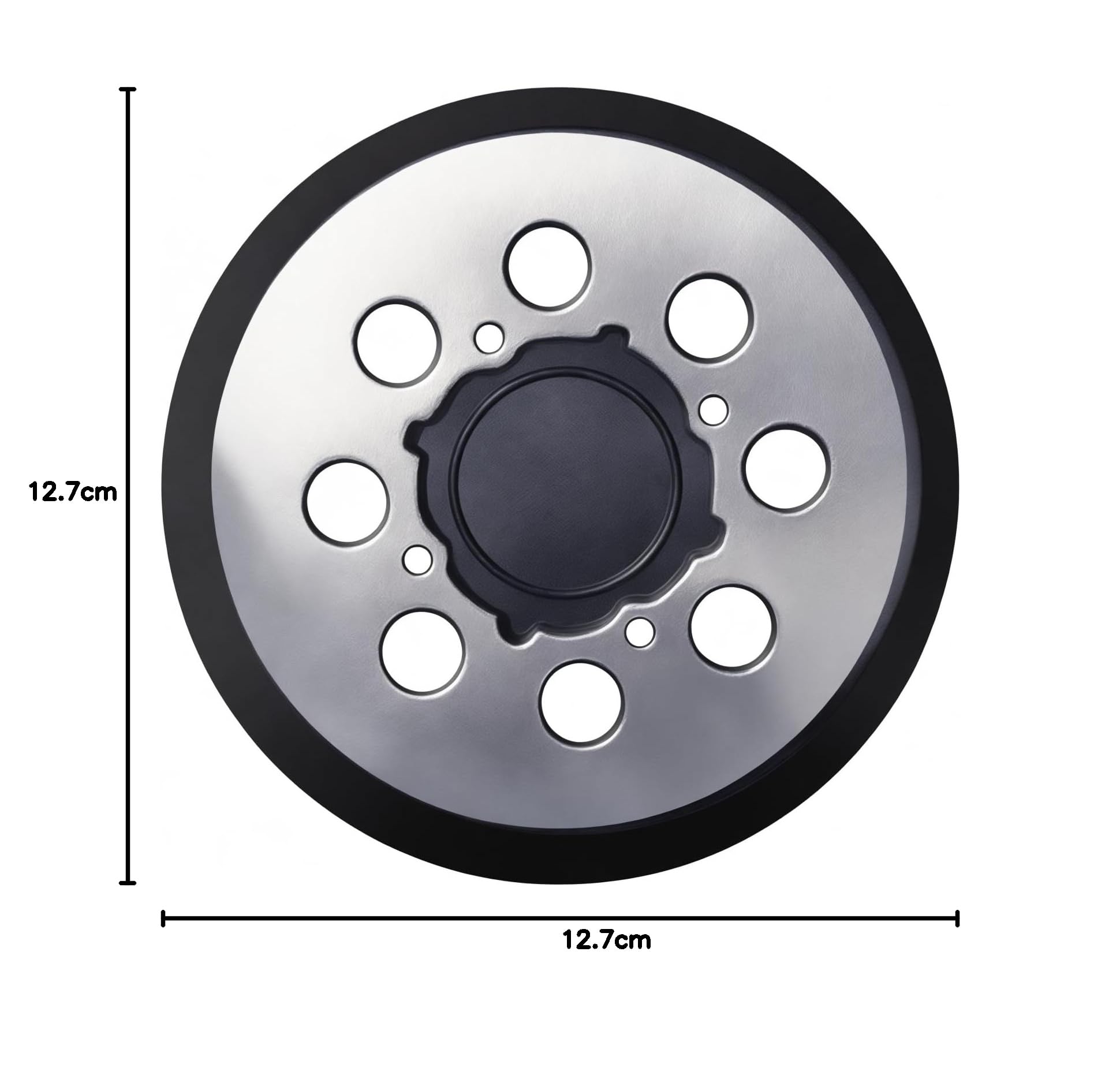 Patins De Ponçage Autoadhésifs 125mm – 8 Trous, Pour Ponceuse DWE6423, Lot De 1