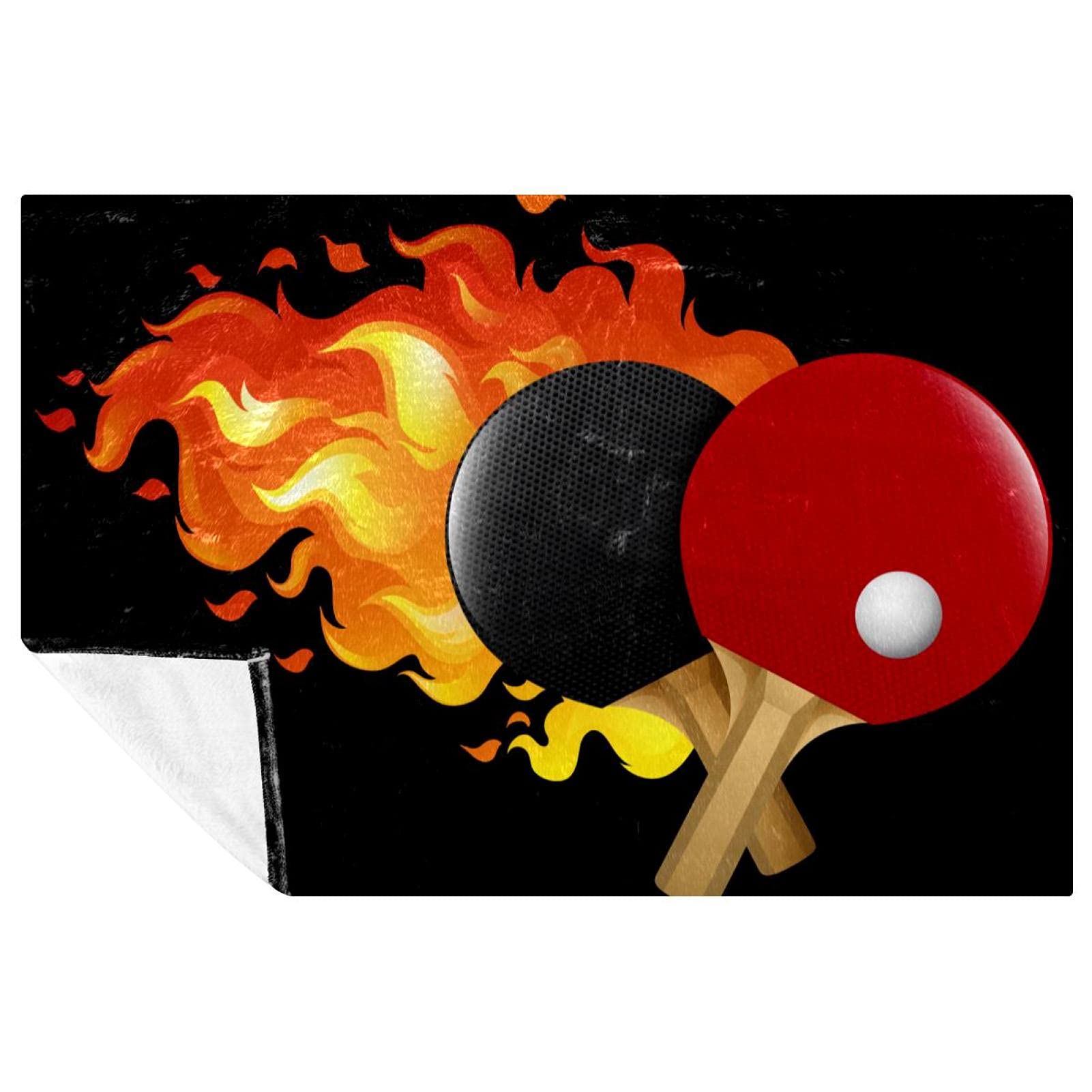 Couverture de tennis de table chaude pour éliminer les frissons sur le canapé et le lit