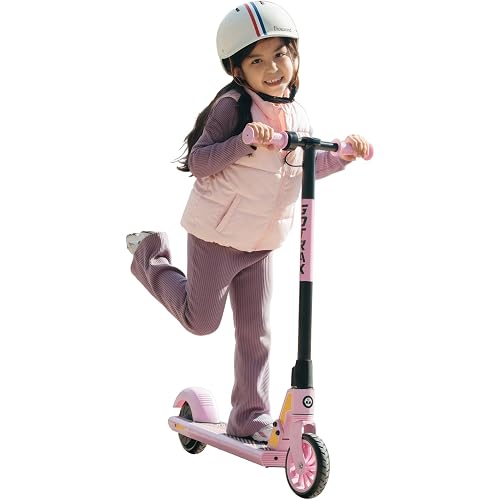 Gotrax GKS Mini Electric Scooter for Kids 6-12, Max 3.75 Miles & 7.5 Mph by 150W Motor, 6'' Wheel, Thumb Control Easy to Ride & Assemble