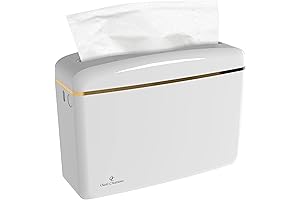Oasis Creations Countertop Multifold Hand Paper Towel Dispenser: Glossy White Single Sheet