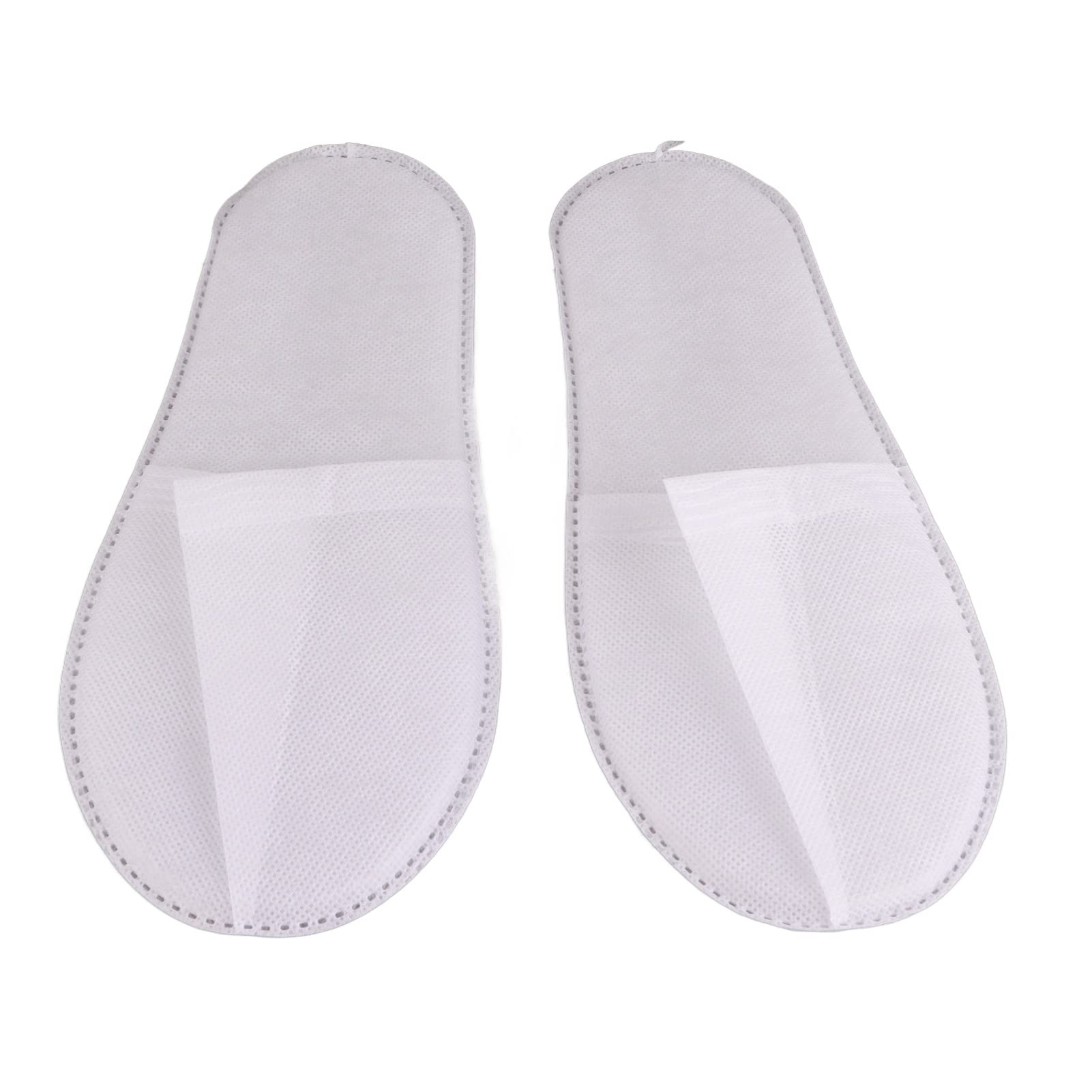KENANLAN 50 paia di pantofole per ospiti, spessore 3 mm, portatili, antiscivolo, con dita chiuse, per hotel, viaggi, casa