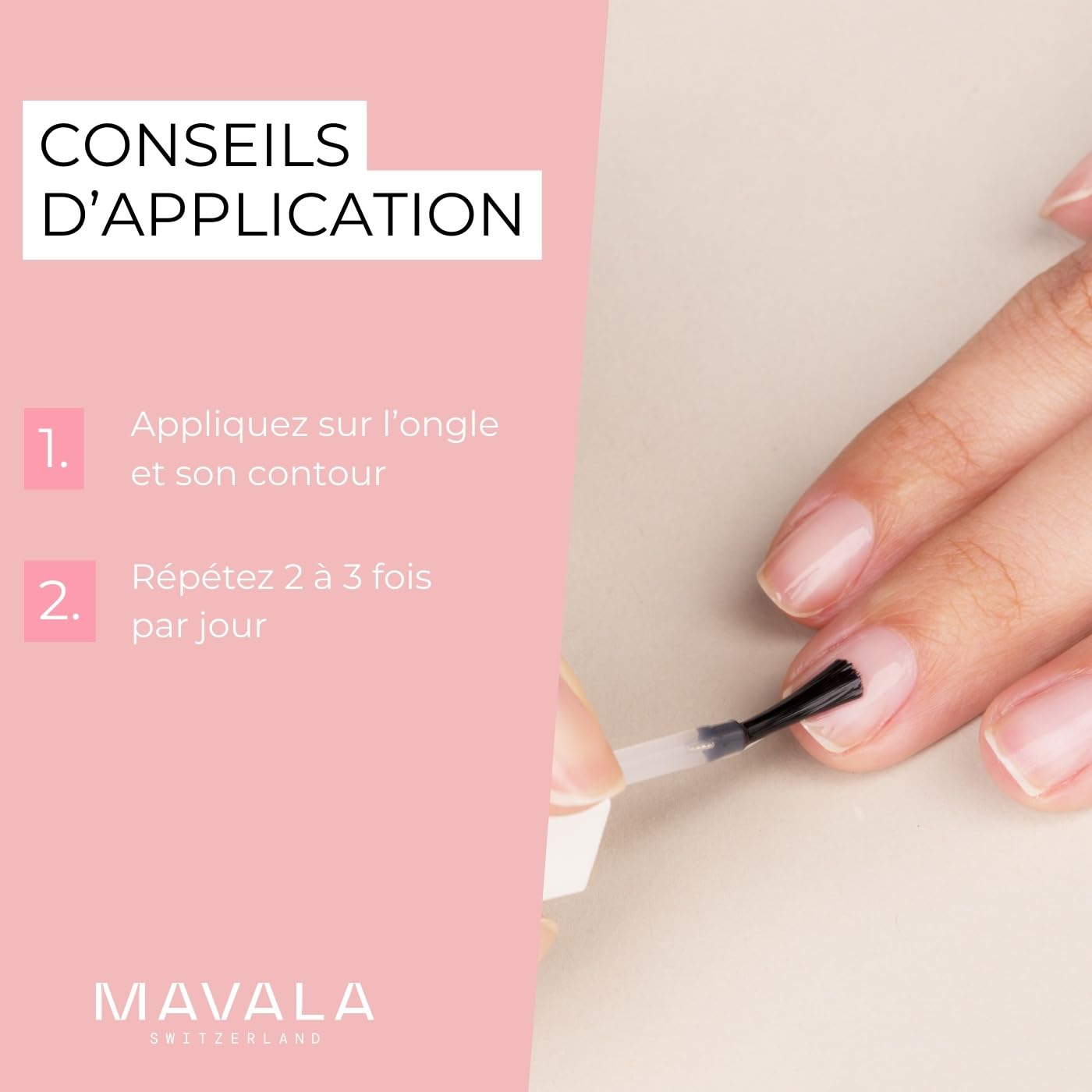 Mavala - Vernis Transparent Mavala Stop - Stoppe l'Envie de se Ronger les Ongles - Vernis Amer - À Utiliser Sans ou Sur Vernis à Ongles - Flacon 10ml