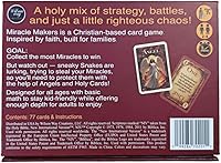 Vista 3 de Miracle Makers Card Game Christian-Themed, No Biblical Knowledge Required Non-Denominational Fun Ages 7+, 2–4 Players Faith-based Gift